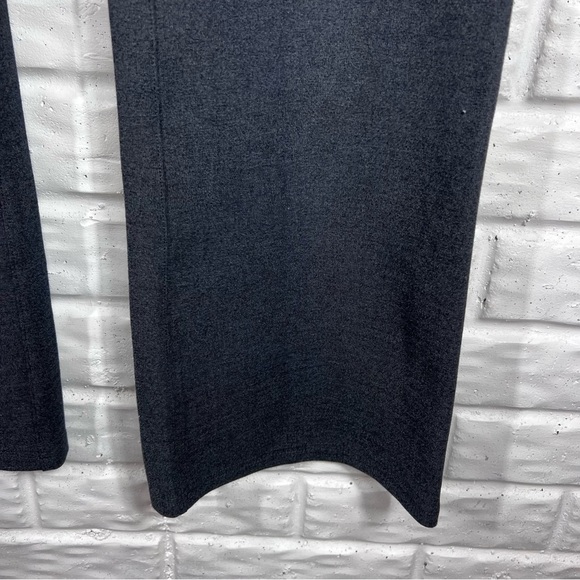 BETABRAND Charcoal Grey Pull on Flat Front Comfort Career Pant Wide Leg Medium - Picture 6 of 8